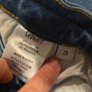 Velvet Blue Denim Jeans